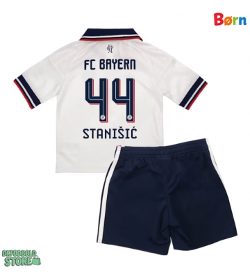Bayern Munich Josip Stanisic #44 Replika Babytøj Udebanesæt Børn 2026-27 Kortærmet (+ Korte bukser)